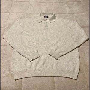 Cashmere polo sweater
